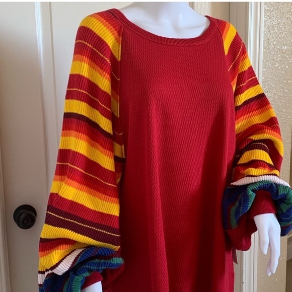 Free People Rainbow Dreams Pullover Knit Top - Picture 5 of 10